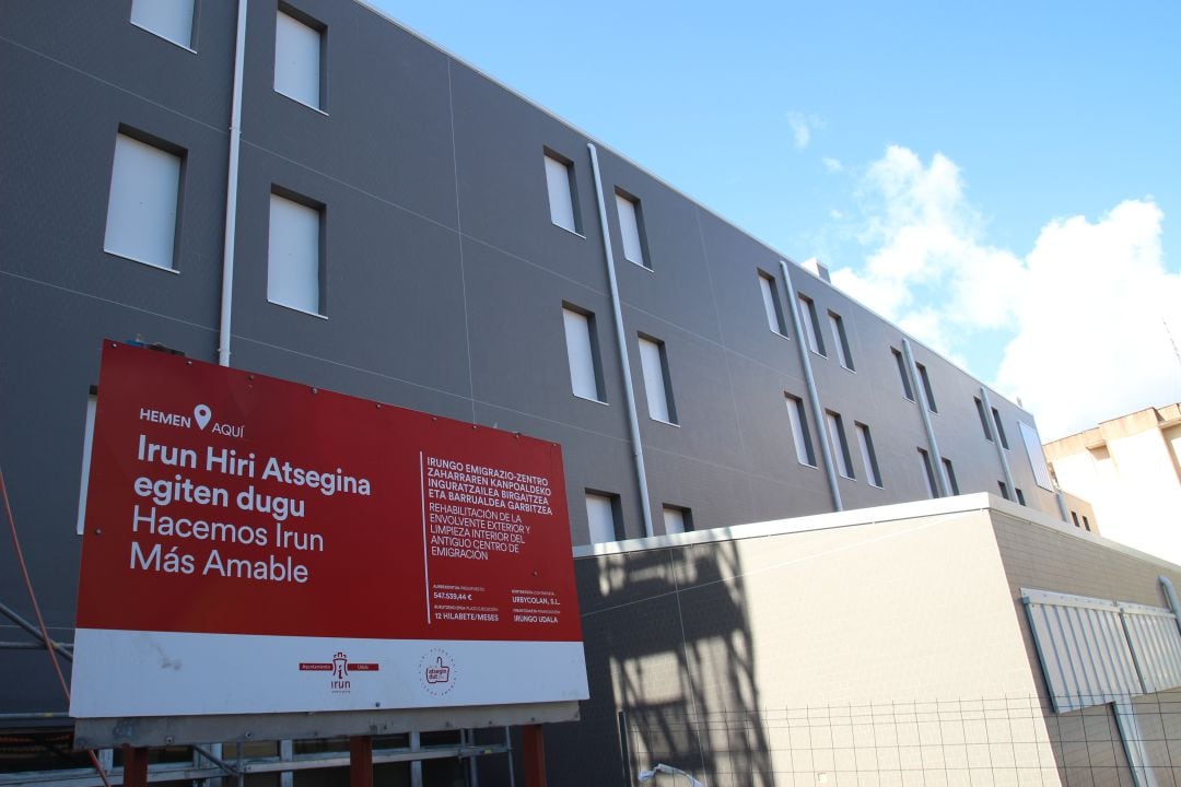 Parte de la rehabilitación del edifico de Emigración de San Miguel