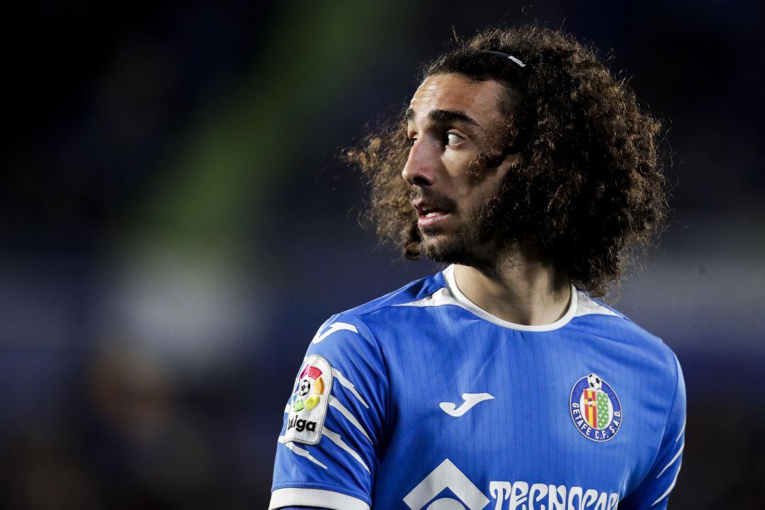 Cucurella, durante el partido contra el Celta de Vigo. 