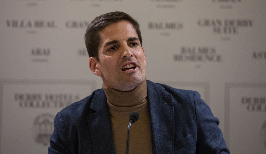 Robert Moreno, en la rueda de prensa que dio para defenderse de las palabras de Luis Enrique en su regreso a la selección.