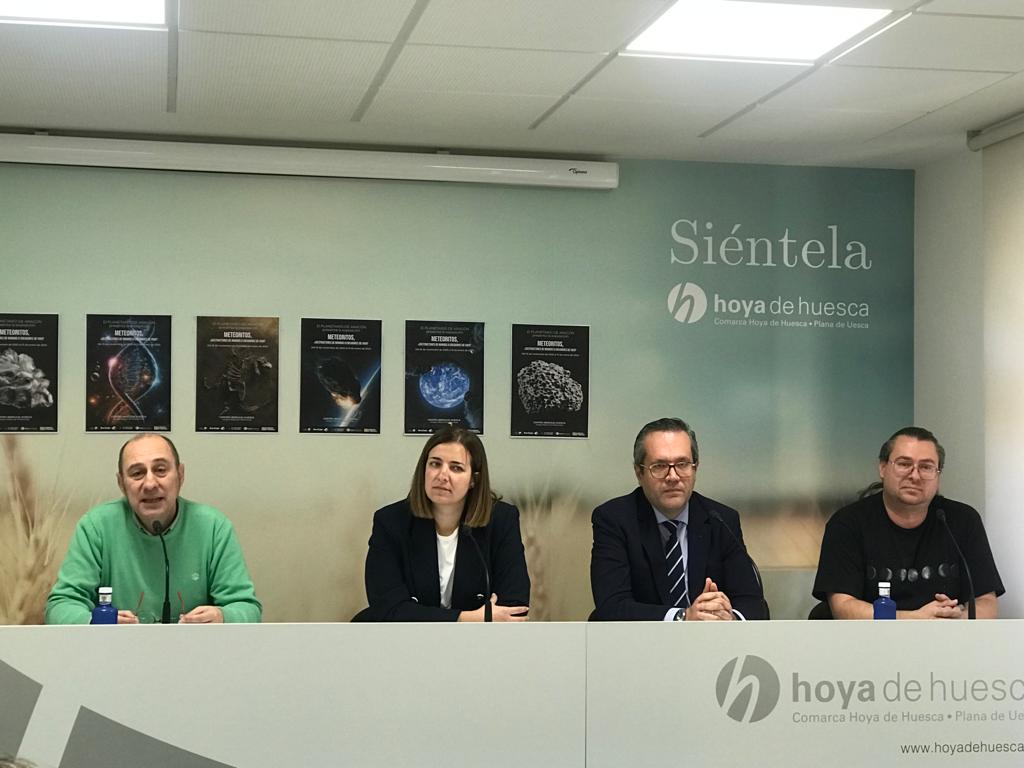 Rueda de prensa se presentación de la exposición sobre los meteoritos