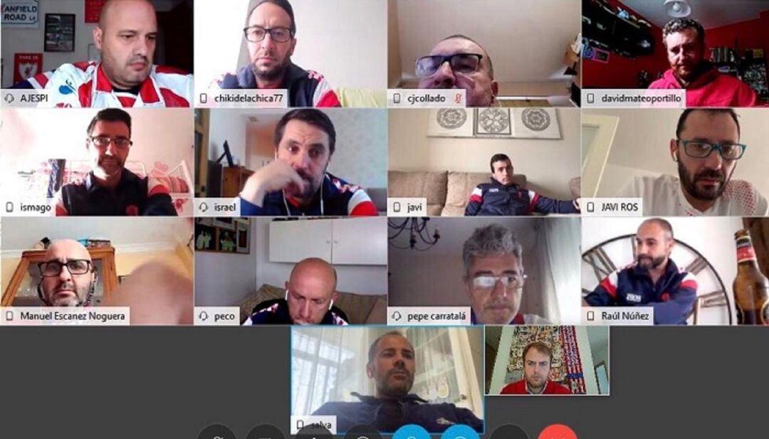 Un momento de la quedada de 'Soy Algecirista'.