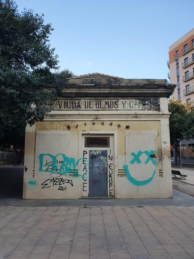 Edificios históricos de València que han sido vandalizados en los últimos meses.