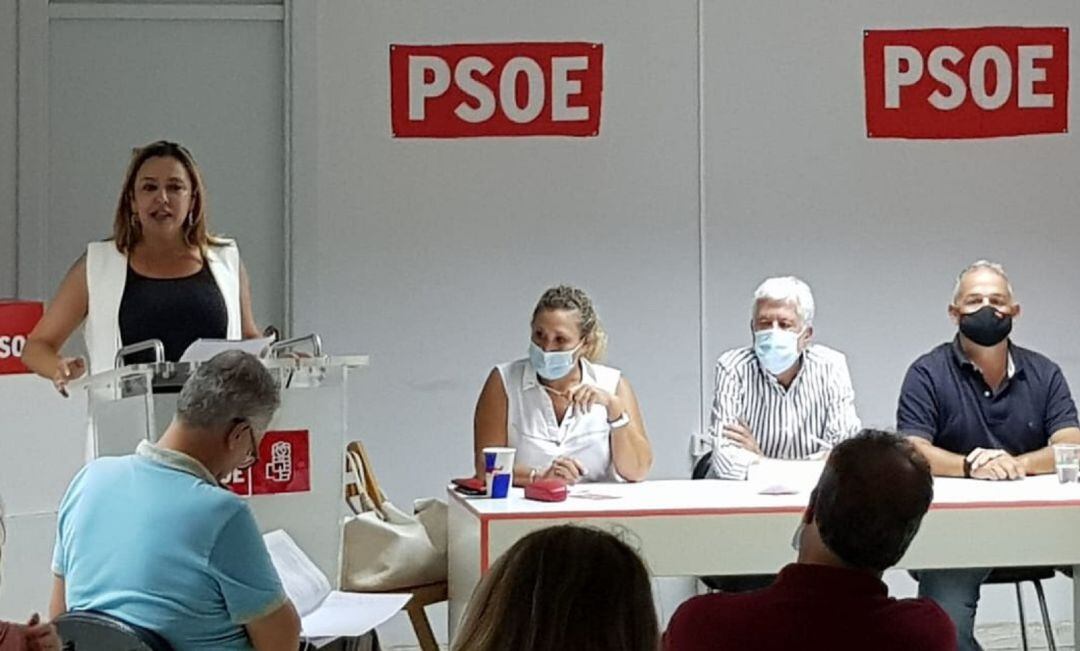 Un momento de la reunión del Comité Insular del PSOE en Lanzarote.