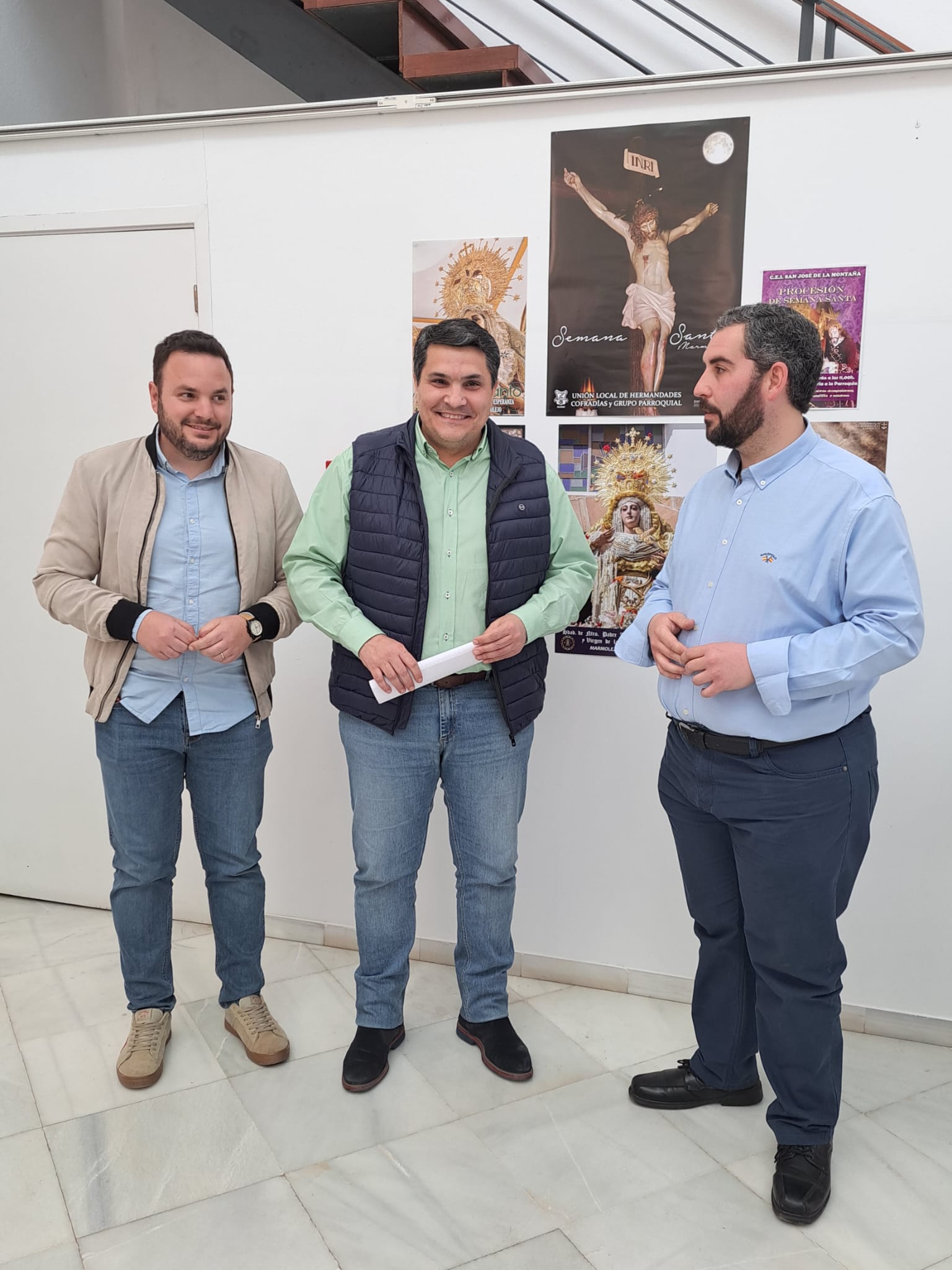 Presentación exposición de carteles Semana Santa en Marmolejo