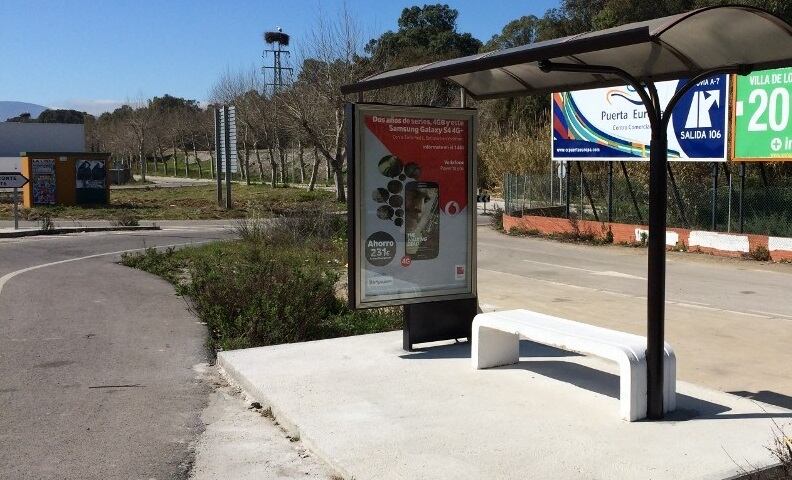 Rotonda del parque de Bomberos