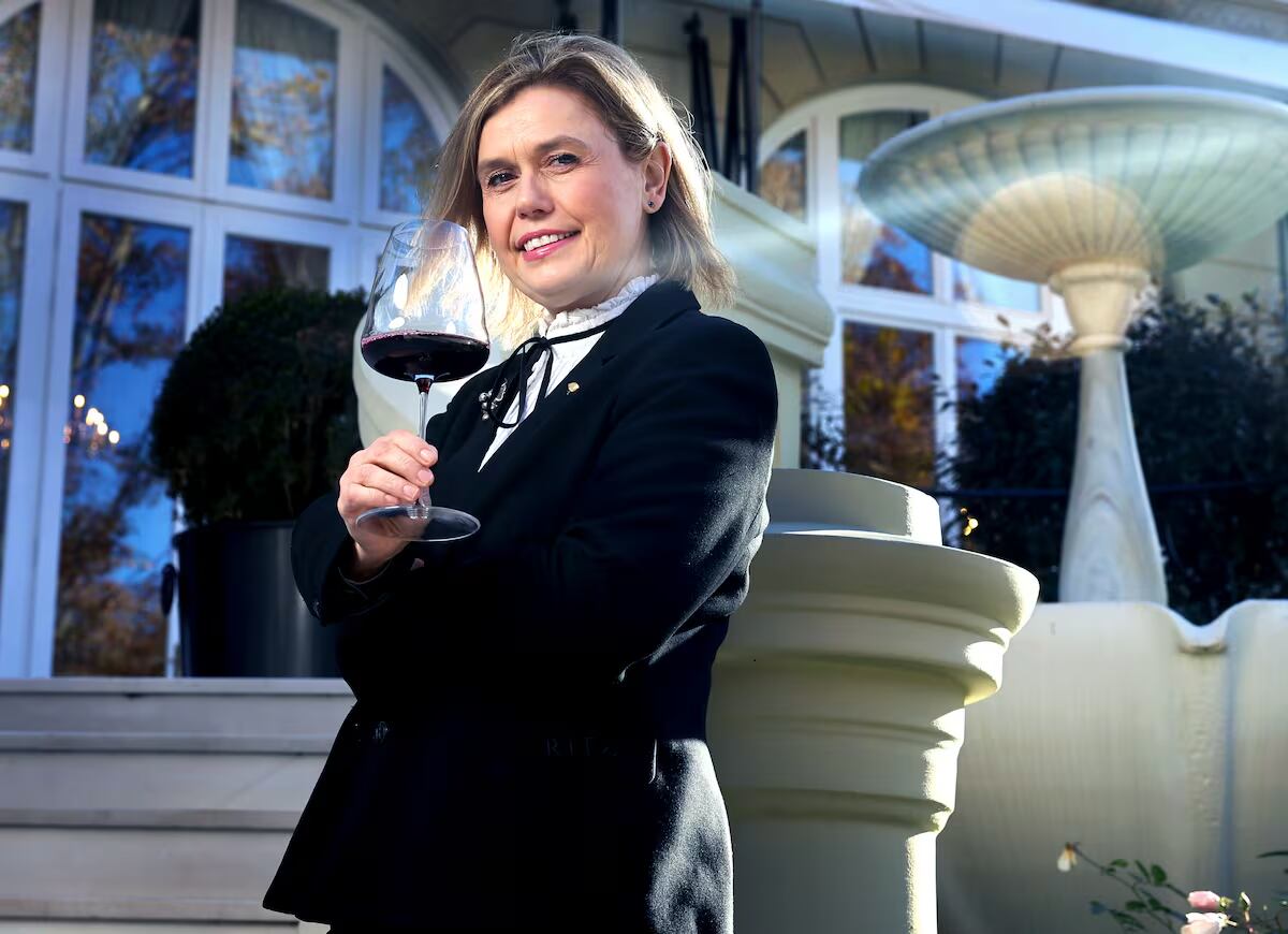 Gemma Vela Humanes en el jardín del hotel Ritz en diciembre del año pasado