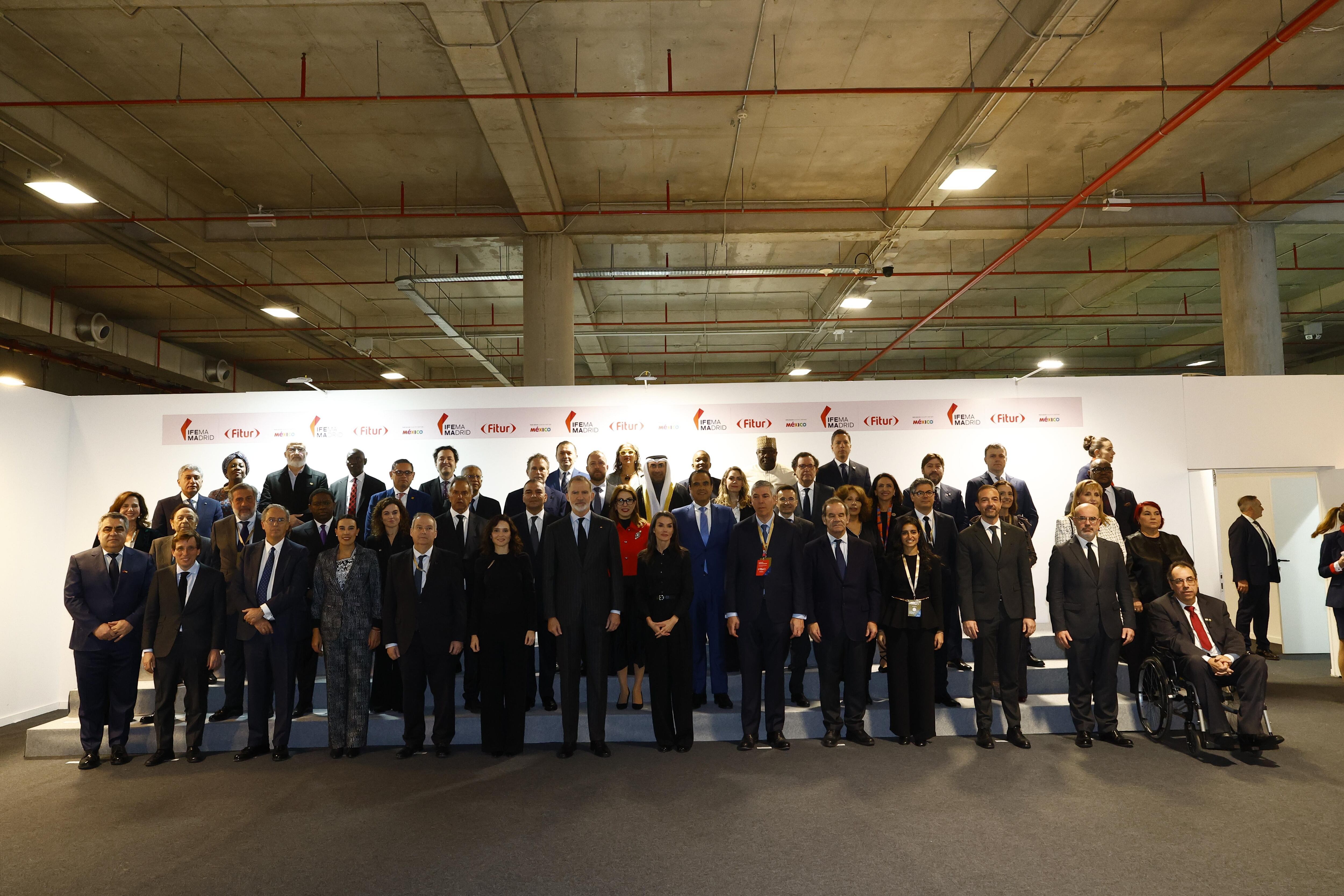 Els reis d'Espanya han inaugurat la 46a edició de la Fira Internacional de Turisme de Madrid, Fitur