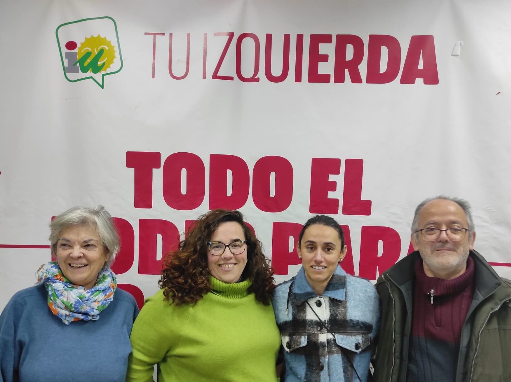 Componentes de la asamblea local de Izquierda Unida Ronda