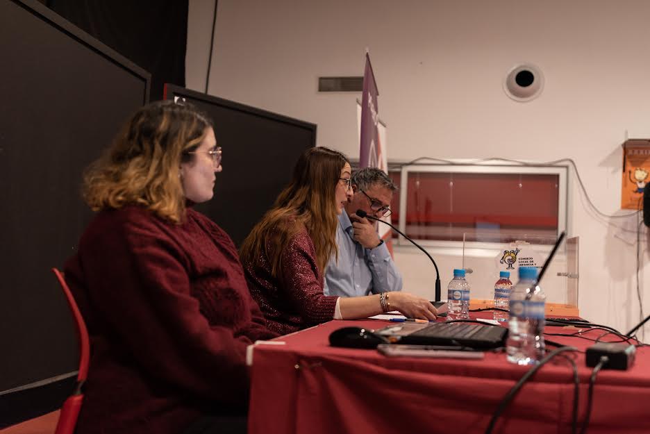 Momento del acto de IU y Podemos