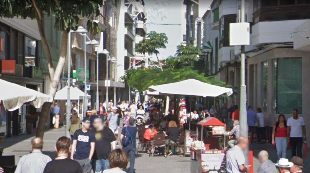 Imagen de archivo de la calle León y Castillo de Arrecife.