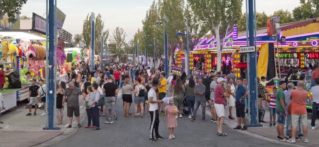 El recinto ferial de Leganés, abarrotado