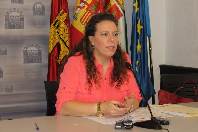 Carmen Yáñez, portavoz del equipo de gobierno