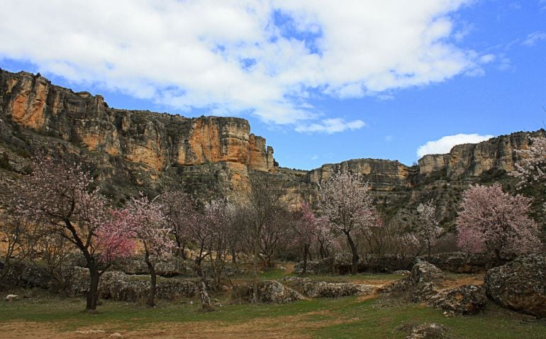 Hoz del río Trabaque en Albalate de las Nogueras (Cuenca).