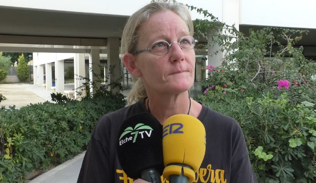 La profesora de filosofia, Encarna Díaz promotora del proyecto