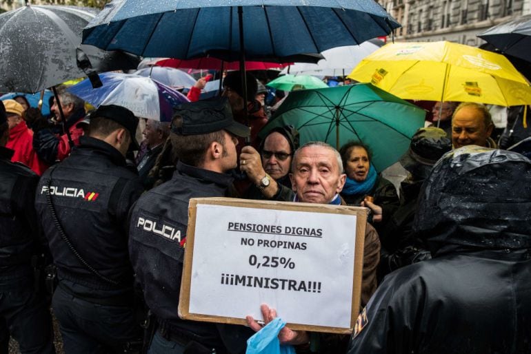 En las últimas semanas los pensionistas han realizado protestas en distintos puntos de España