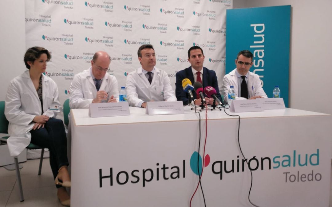 Profesionales de la Unidad Integral de Cardiología del hospital Quirón Salud Toledo