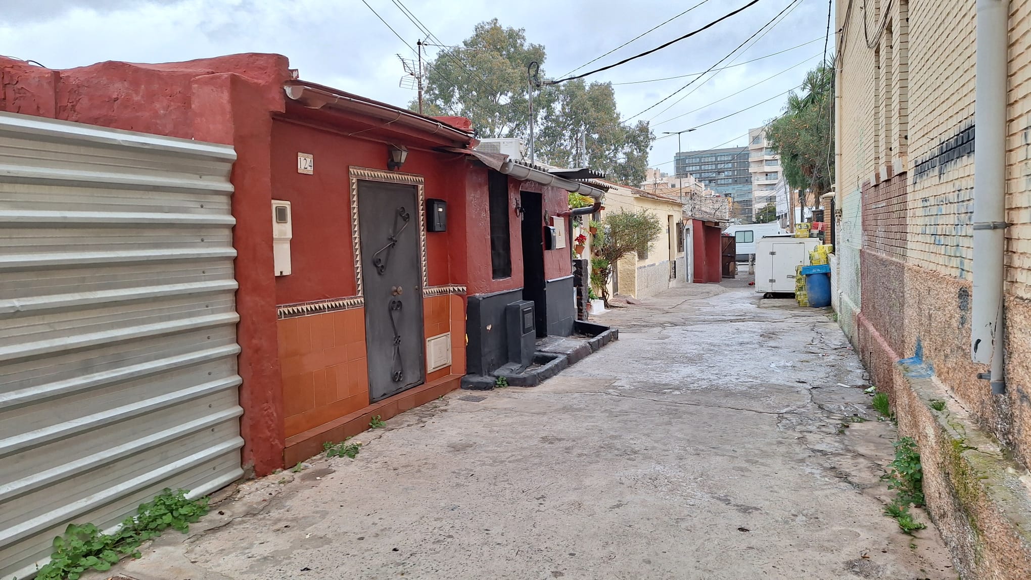 Viviendas en la barriada de El Bulto