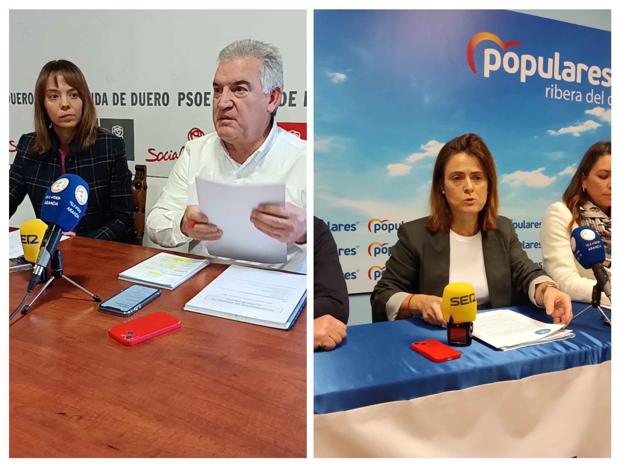 Socialistas y Populares presentaban este martes sus enmiendas a los presupuestos municipales