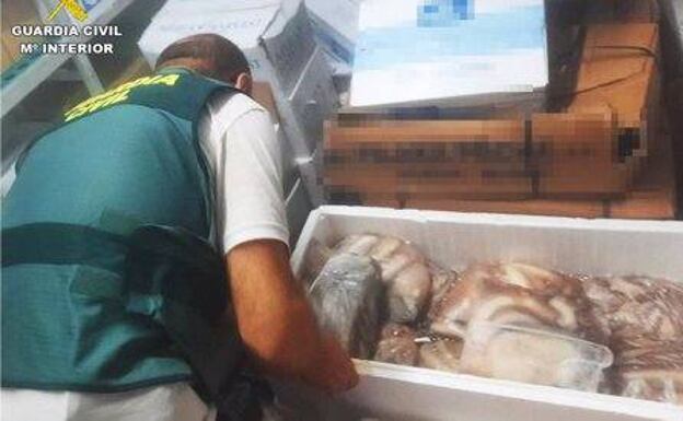 Una de las intervenciones de la Guardia Civil