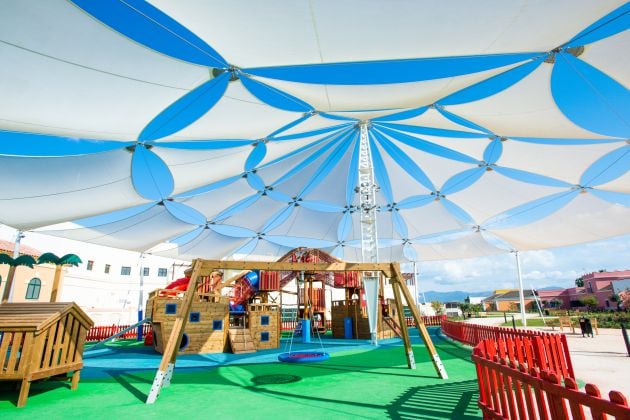 Zona infantil de nueva creación en Plaza Mayor