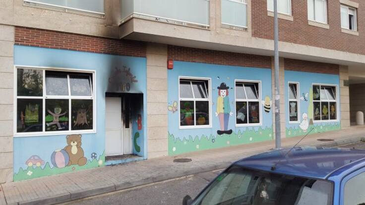 Incendio en la guardería Pipo en Pasarón