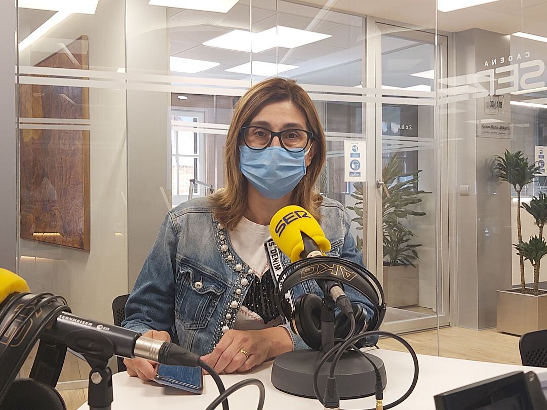Raquel González en Radio Aranda