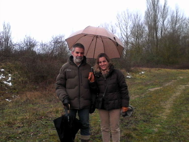 Etxeandia, directora de Medio Ambiente y De Juana, técnico municipal