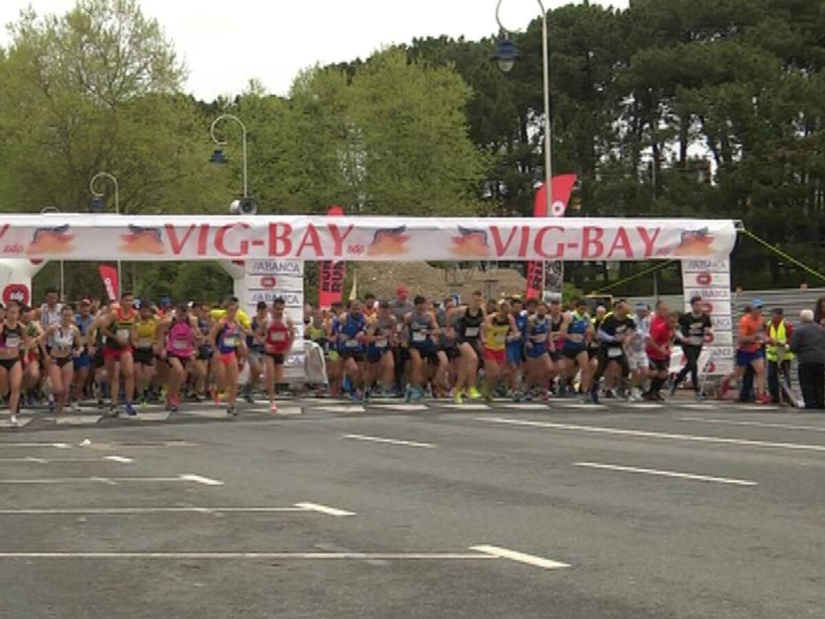Elías Domínguez se proclama campeón del primer maratón de la Vig-Bay