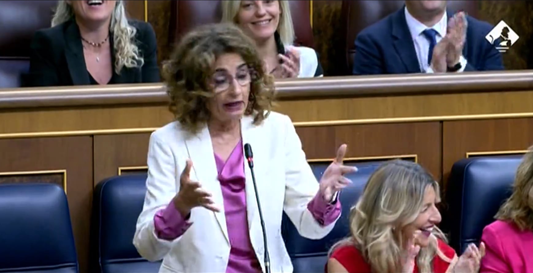 María Jesús Montero en el Congreso.