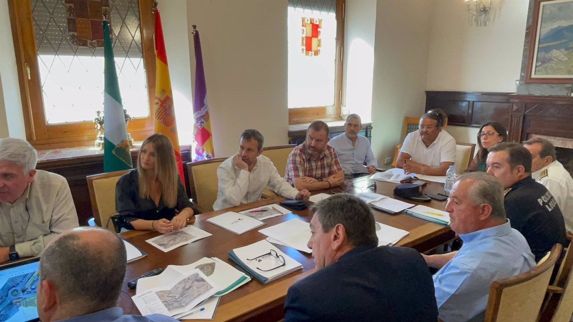 Reunión sobre las zonas de aparcamiento para Expoliva 2023 - AYUNTAMIENTO DE JAÉN