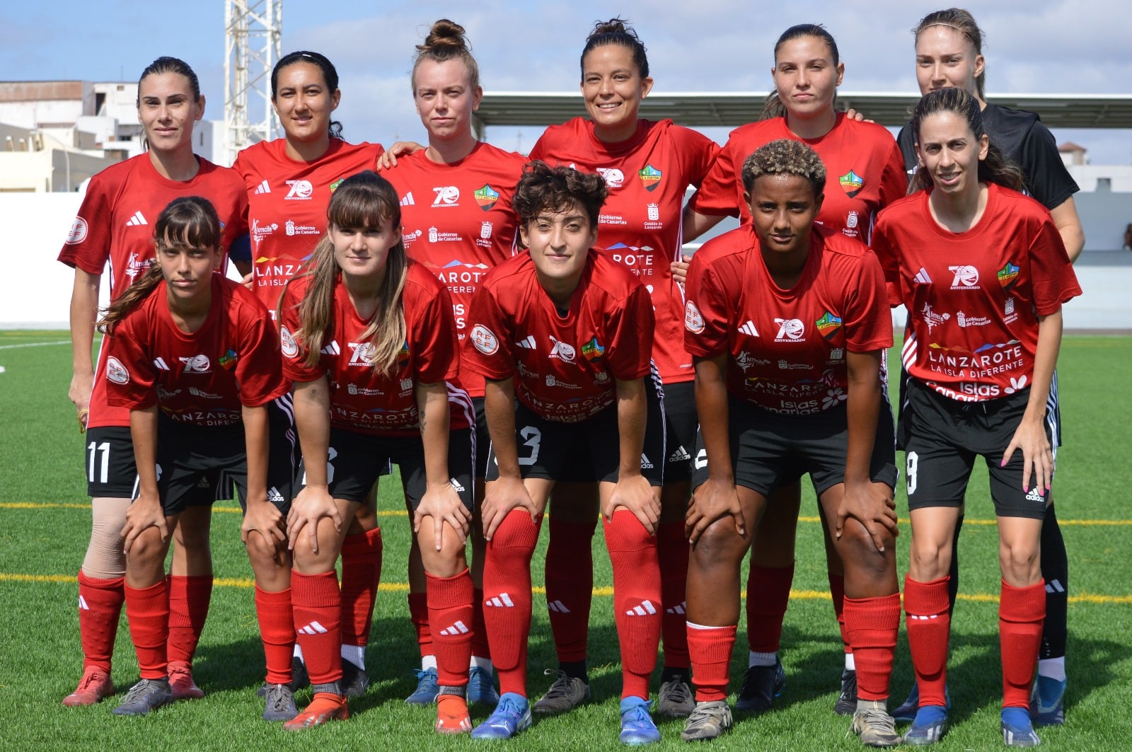 Jugadoras del CD Orientación Marítima Femenino.