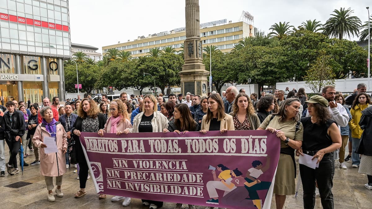 Cristina Bajo, da Marcha Mundial das Mulleres