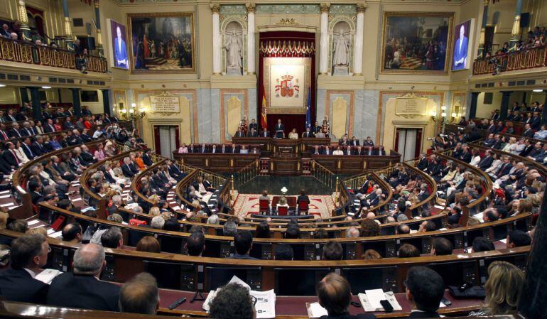El Congreso de los Diputados durante un pleno
