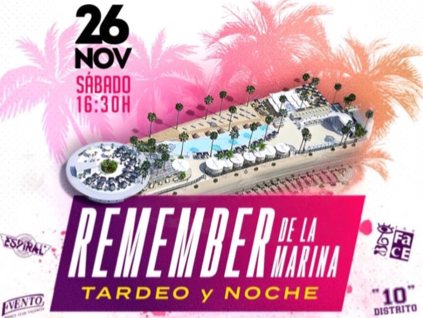 Cartel de Remember de la Marina (València)