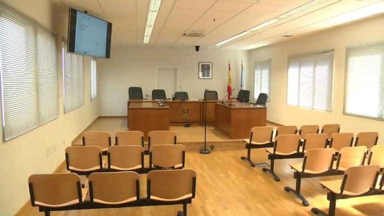 Sala de vistas de un juzgado