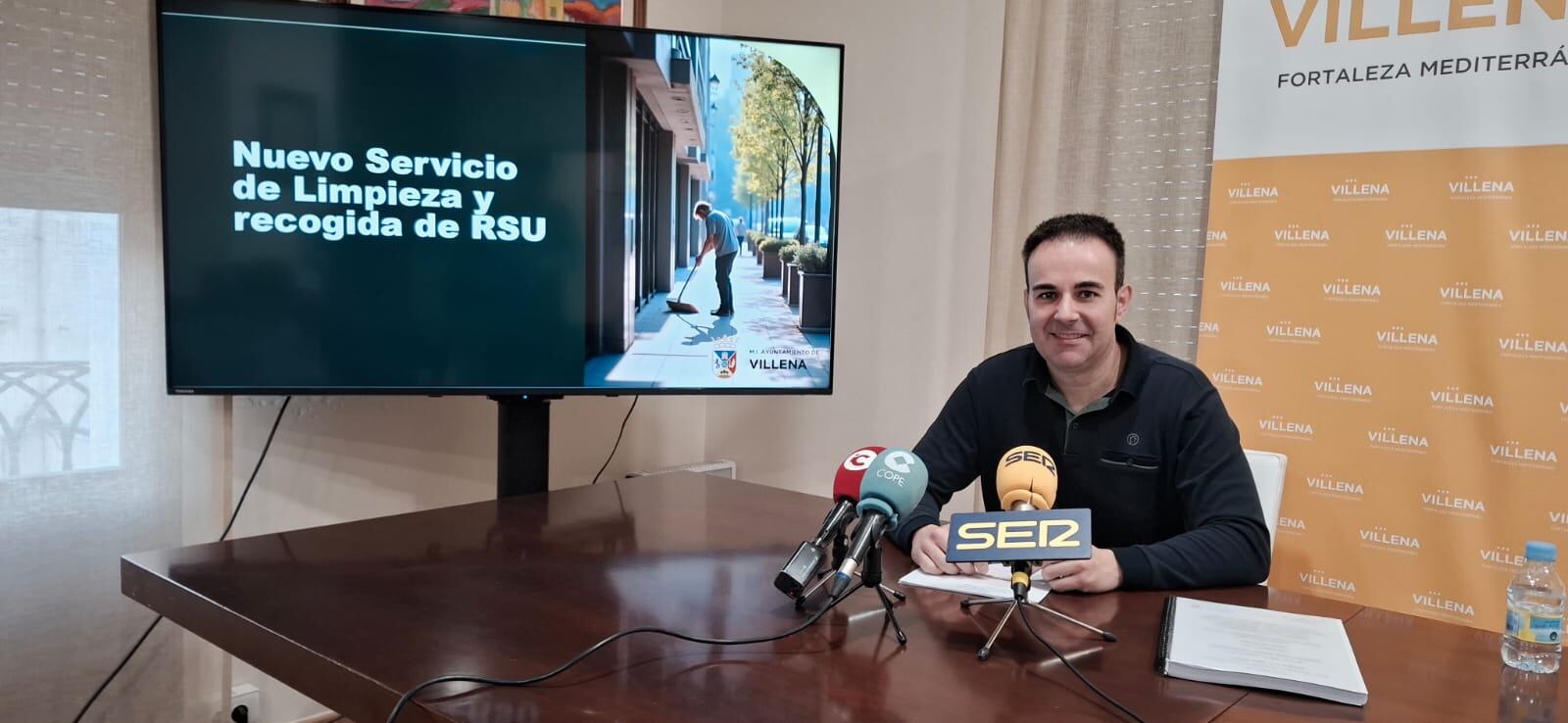 Sergio Palao, concejal del servicio de recogida de basuras