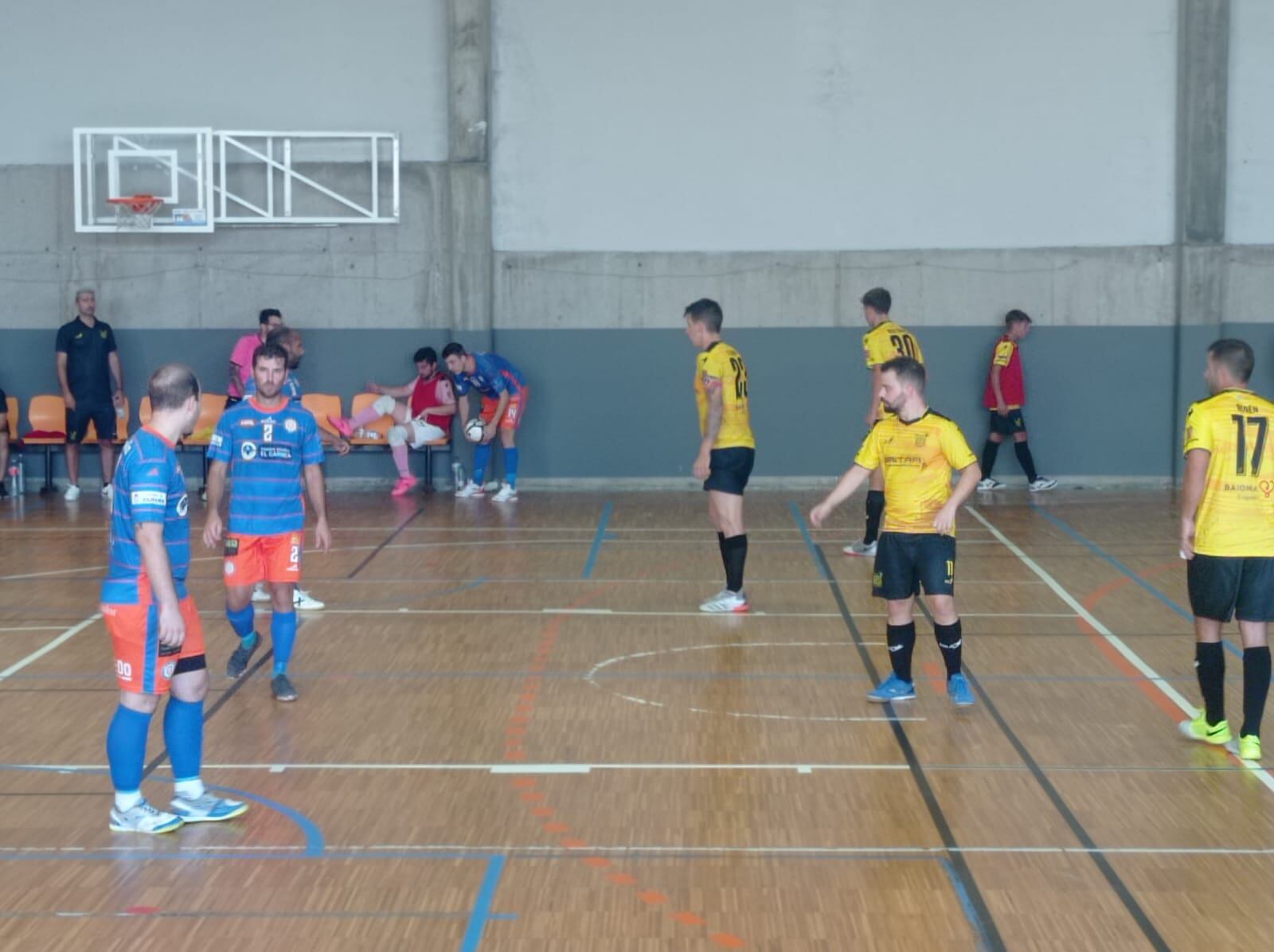 Sala Ourense empata en su segundo partido de pretemporada en la cancha del Baiña