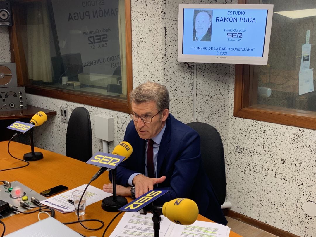 Alberto Núñez Feijóo en Radio Ourense