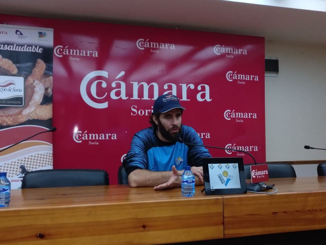 Manolo Sevillano, durante una rueda de prensa de la presente temporada.