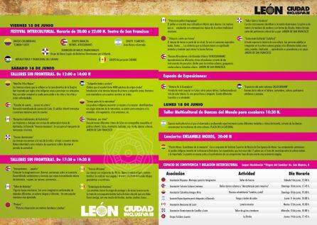 Programa de actividades &#039;León - Ciudad inclusiva&#039;