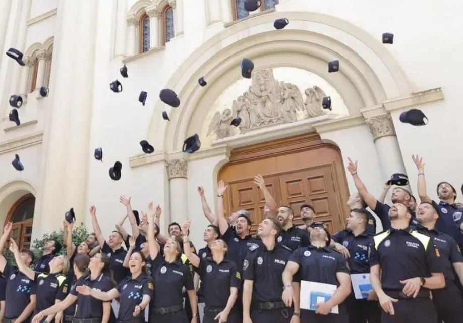 Acto de clausura de un curso de formación para el ingreso en los Cuerpos de Policía Local de Aragón
