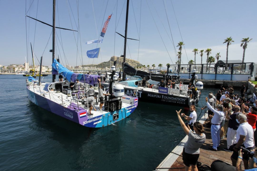 Salida de The Ocean Race Europe desde el Puerto de Alicante