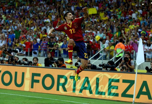 Jesús Navas en la Copa Confederaciones de 2013 en Brasil