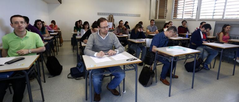 Oposiciones de Educación Secundaria en León en el año 2015  
 