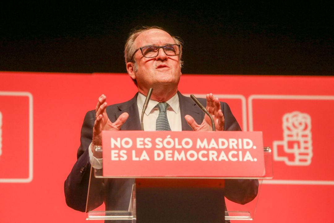 El candidato del PSOE a la Presidencia de la Comunidad de Madrid, Ángel Gabilondo 