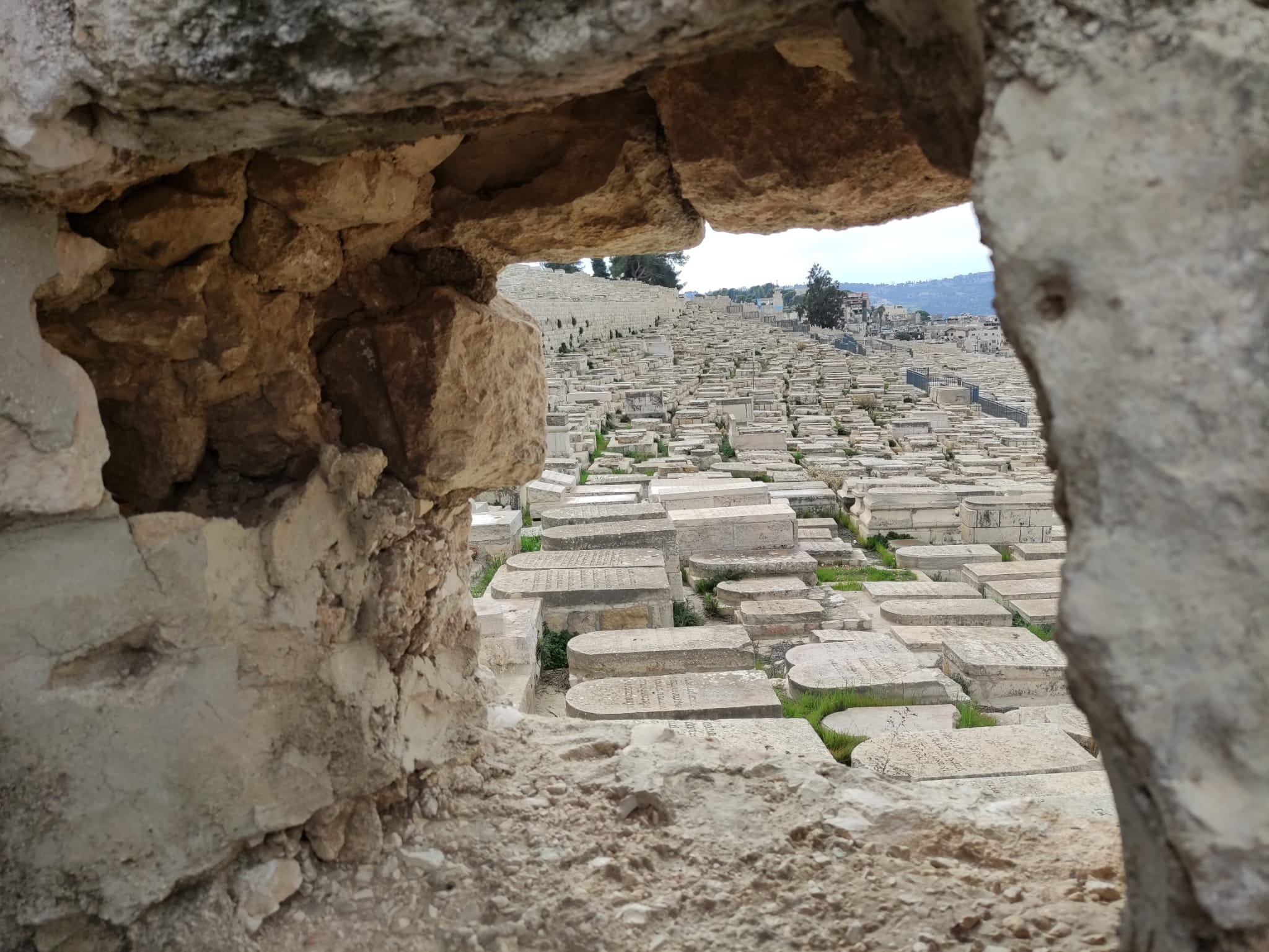 Cementerio judío junto al Monte de los Olivos, en Jerusalén