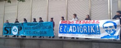 La trágica muerte de Iñigo Cabacas también estuvo presente en la marcha