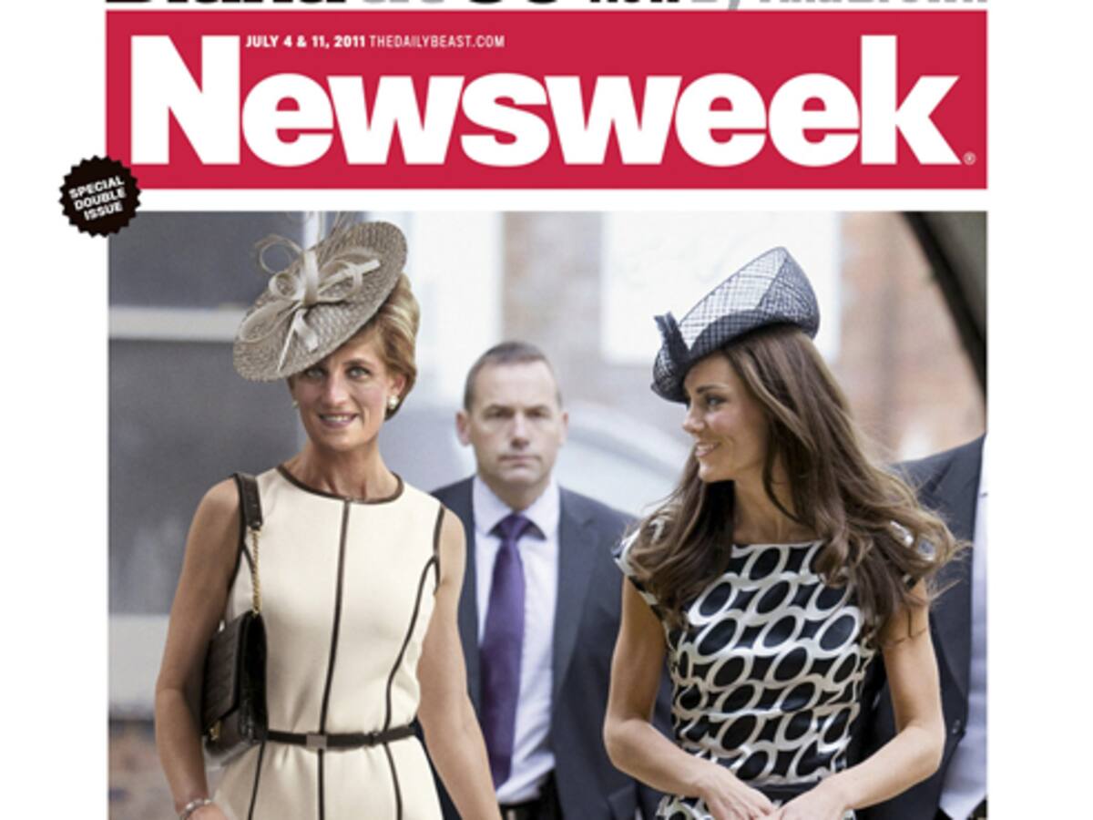 Portada de 'Newsweek' que recrea la imagen de Diana de Gales en el que sería su 50 cumpleaños