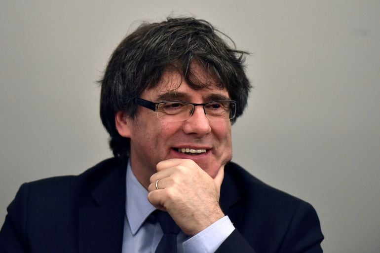 Imagen de Puigdemont el 14 de marzo de 2018