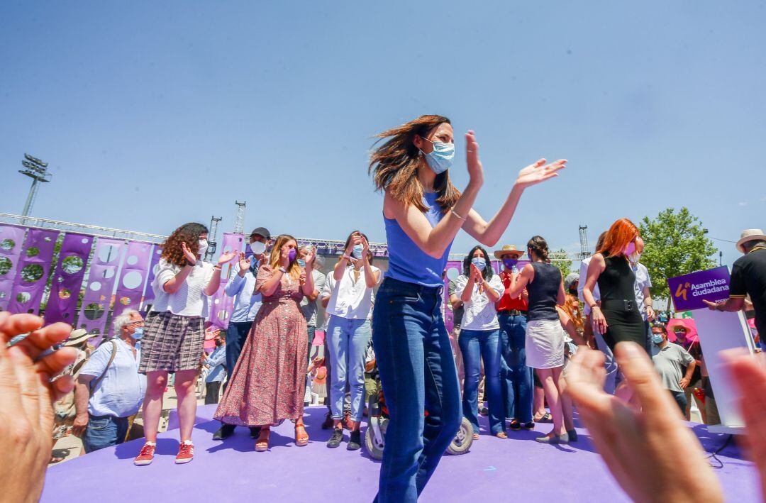 Ione Belarra, este domingo en Alcorcón